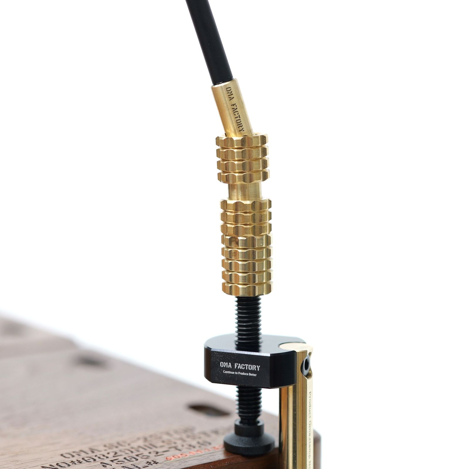 OMA.FISHING ROD 真鍮 EDITION クランプケースセット OMA.FISHING ROD 真鍮 EDITION | テーブル | OMA Factory