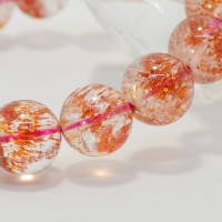 レピドクロサイトインクォーツ/ファイアークオーツ/レッドスーパーセブン ブレスレット/一点もの Φ11.5mm/タイプB 万能/オールマイティ 石ランク/★★★★★