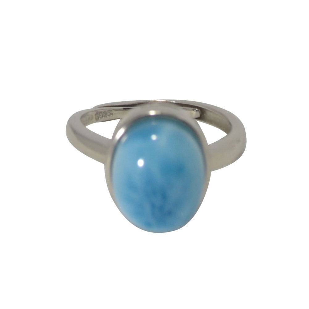 ラリマー<br>silver925製リング<br> TYPE:F/一点もの/ フリーサイズ<br>癒し/対人<br>★★★☆☆