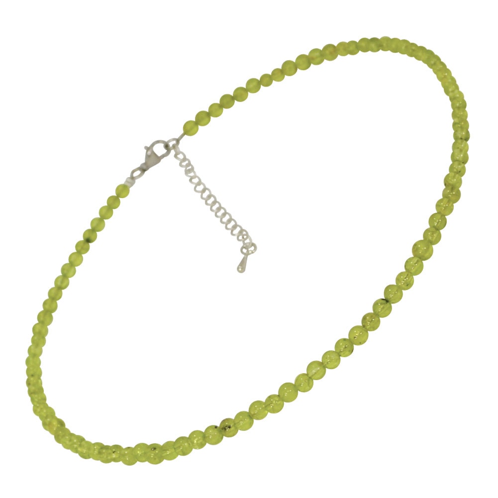 ペリドット<br>ネックレス<br>Φ4mm<br>ポジティブ/明るさ<br>★★★★☆