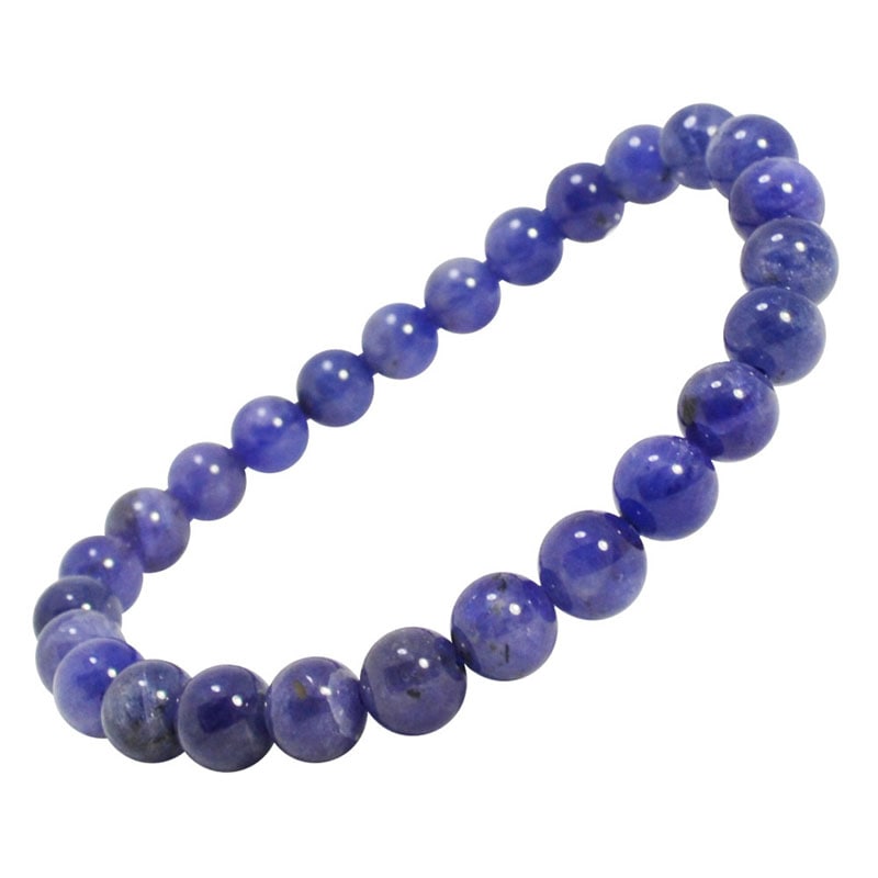 タンザナイト<br>ブレスレット <br>Φ7mm<br>成功/知性<br>石ランク/★★★☆☆