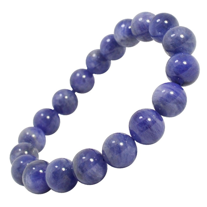 タンザナイト<br>ブレスレット <br>Φ12mm<br>成功/知性<br>石ランク/★★★☆☆