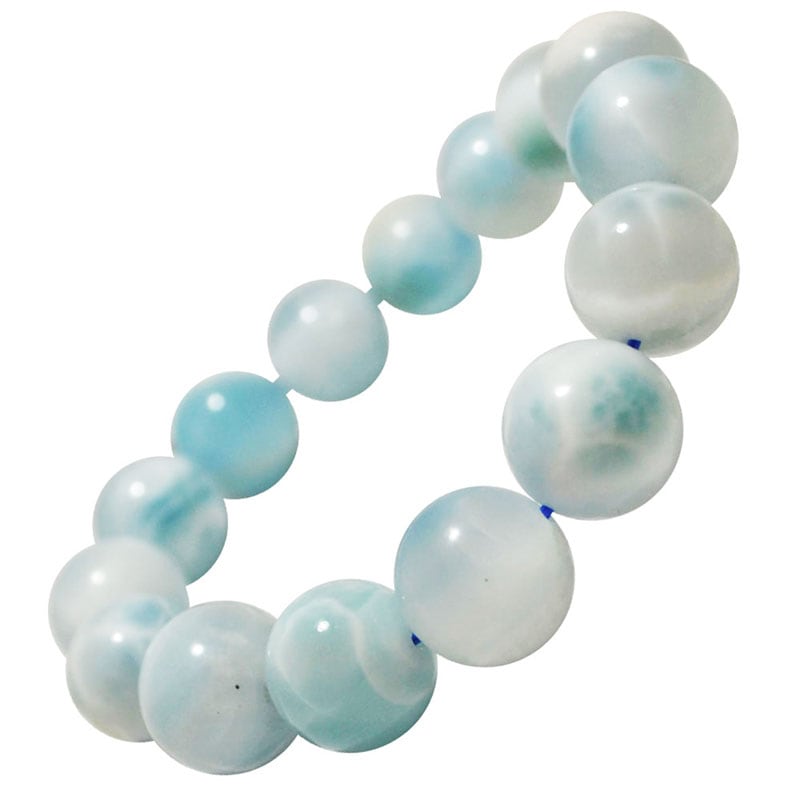 アイスラリマー<br>ブレスレット<br>Φ10-16mm<br>癒し/対人<br>石ランク/★★★★☆