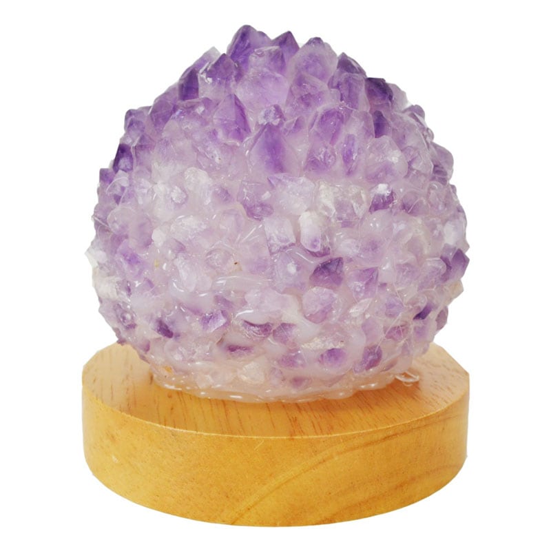 アメジスト<br>ランプ/LEDライト<br>浄化/ストレス軽減/調和<br>石ランク/★★★★☆