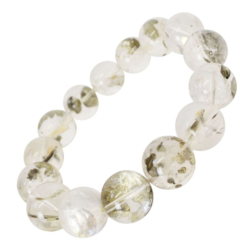 パイライト<br>ブレスレット<br>Φ15mm up/鑑別書付/一点もの/最高級品質<br>魔除け/才能開花<br>石ランク/★★★★★