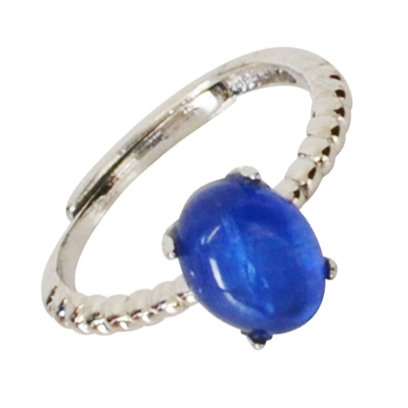 カイヤナイト<br>銅製/リング<br>フリーサイズ/タイプB<br>意志を強く/目標達成<br>石ランク/★★★☆☆