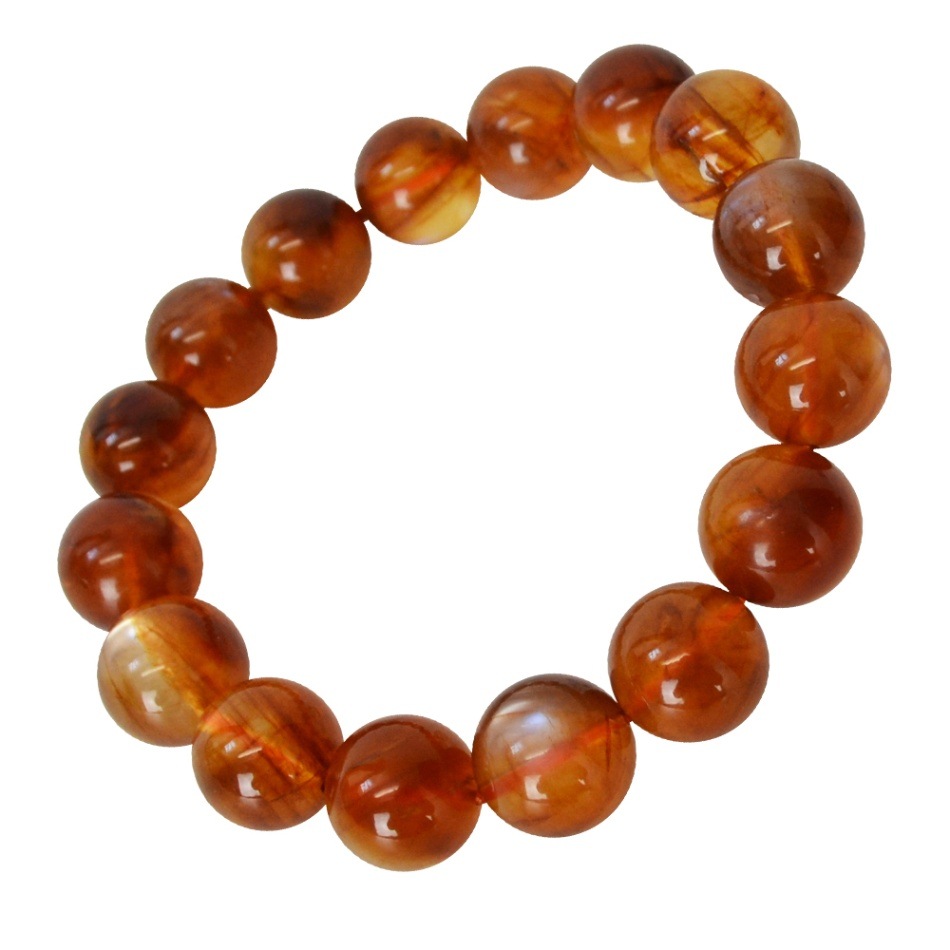 プラジオクレースムーンストーン<br>ブレスレット<br>Φ9.5-13.5mm<br>恋人が欲しい/復縁/良縁<br>石ランク/★★★★★