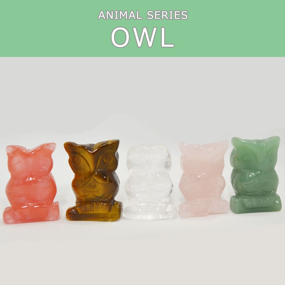 アベンチュリン/タイガーアイ/チェリークォーツ/ローズクォーツ/本水晶<br>置物<br>アニマルシリーズ<br>恋のチャンス/安眠/沈着/勇敢/金運/勝負運/愛情運/結婚/良縁/恋愛成就/出会い/浄化/純粋/無垢<br><br>石ランク/★★★☆☆