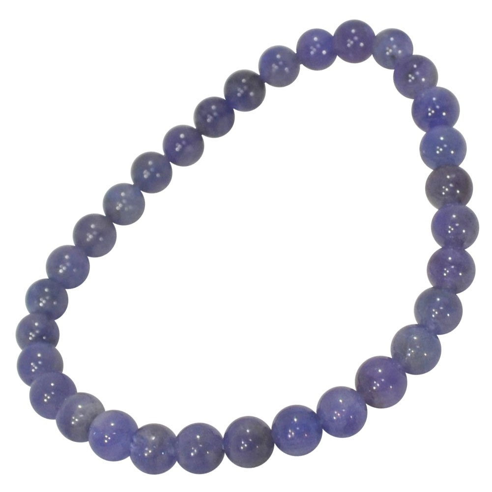 タンザナイト<br>ブレスレット<br>Φ6mm<br>成功/知性<br>石ランク/★★★☆☆