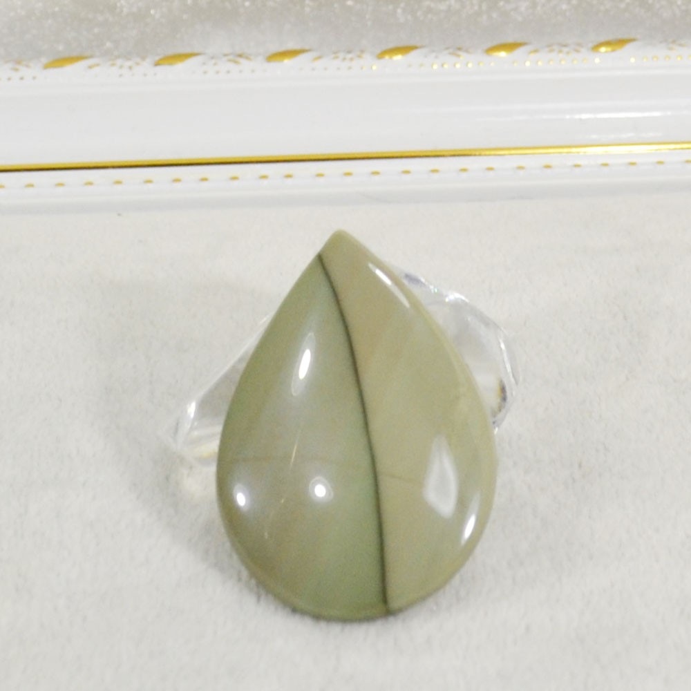 インペリアルジャスパー<br>ネックレス/レザー<br>精神安定/癒し/リラックス<br>石ランク/★★★☆☆