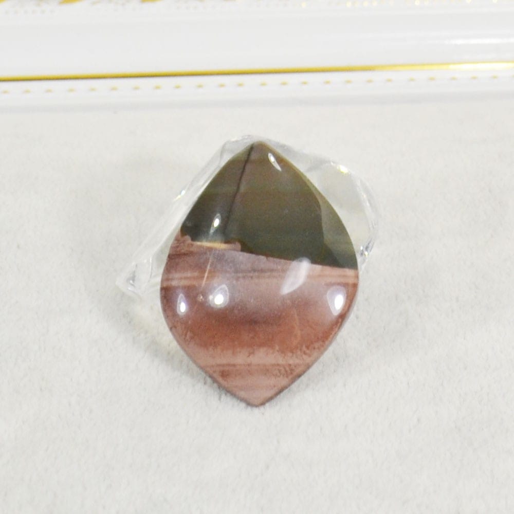 インペリアルジャスパー<br>ネックレス/レザー<br>精神安定/癒し/リラックス<br>石ランク/★★★☆☆