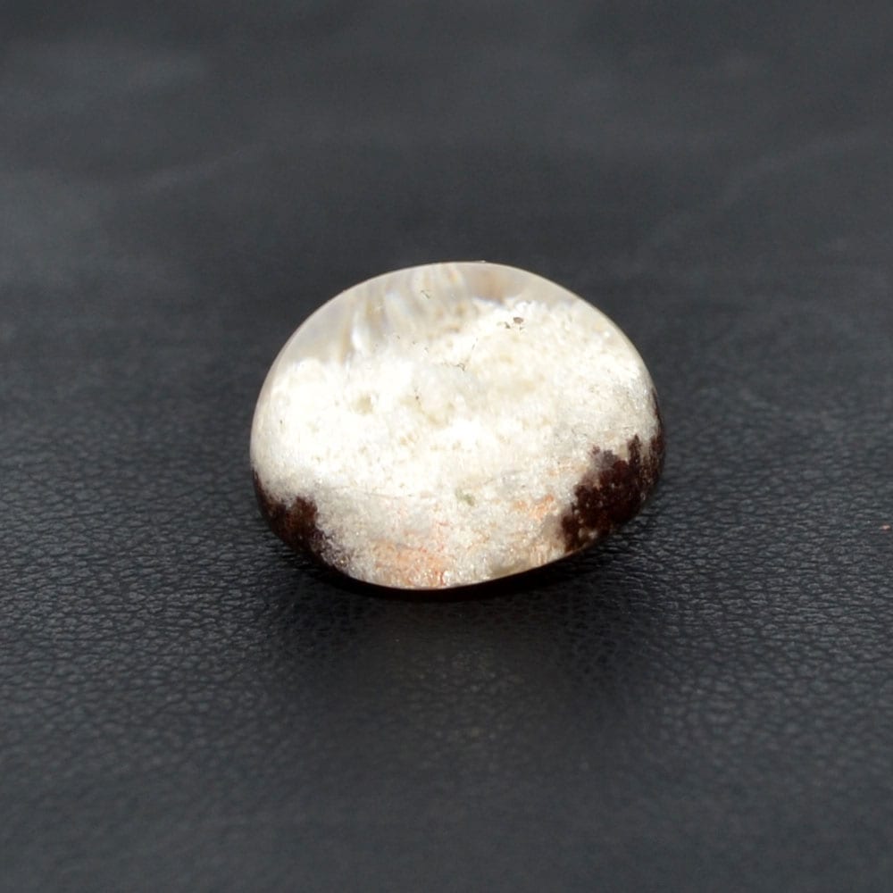 ホワイトガーデンクオーツ/カボション/Φ約15×10mm/石ランク/★★★★★