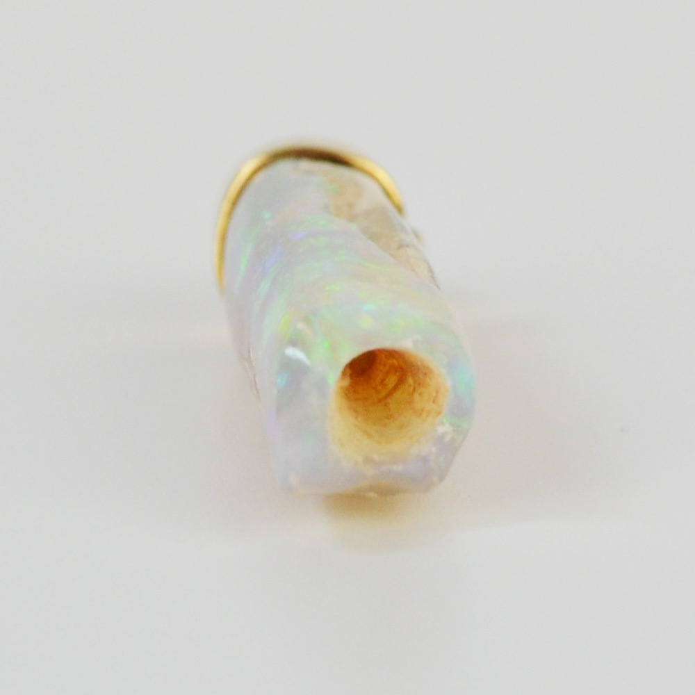 べレムナイトオパール<br>ペンダントトップ 18K<br>一点もの 超レア商品<br>恋愛/子宝繁栄<br>石ランク/★★★★☆