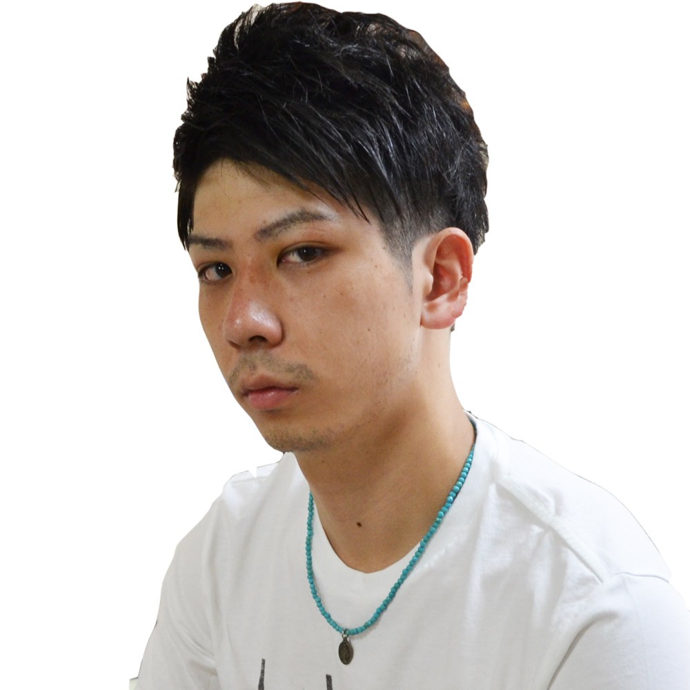 ターコイズ<br>ネックレス/スピネルカット/選べる長さ＆チャーム<br>Φ4mm<br>成功/繁栄/健康<br>石ランク/★★★☆☆