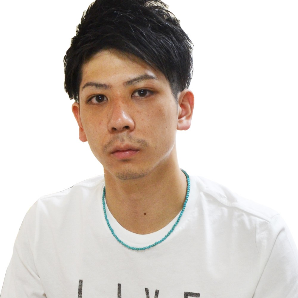 ターコイズ<br>ネックレス/スピネルカット/選べる長さ＆チャーム<br>Φ4mm<br>成功/繁栄/健康<br>石ランク/★★★☆☆