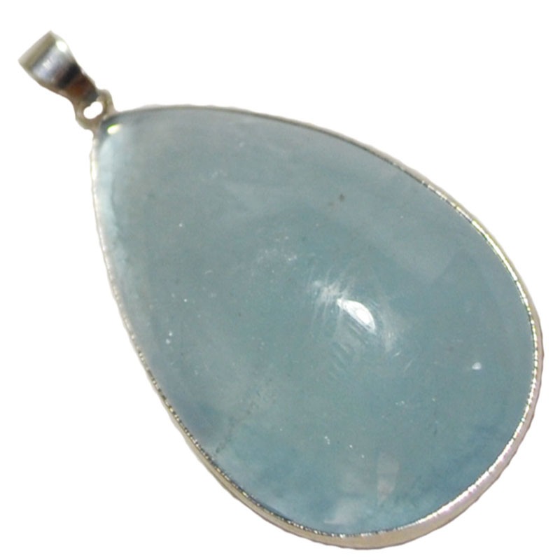 アクアマリン<br>ネックレストップ<br>TYPE:2/一点もの<br>恋愛/結婚/海難事故防止<br>石ランク/★★★★☆