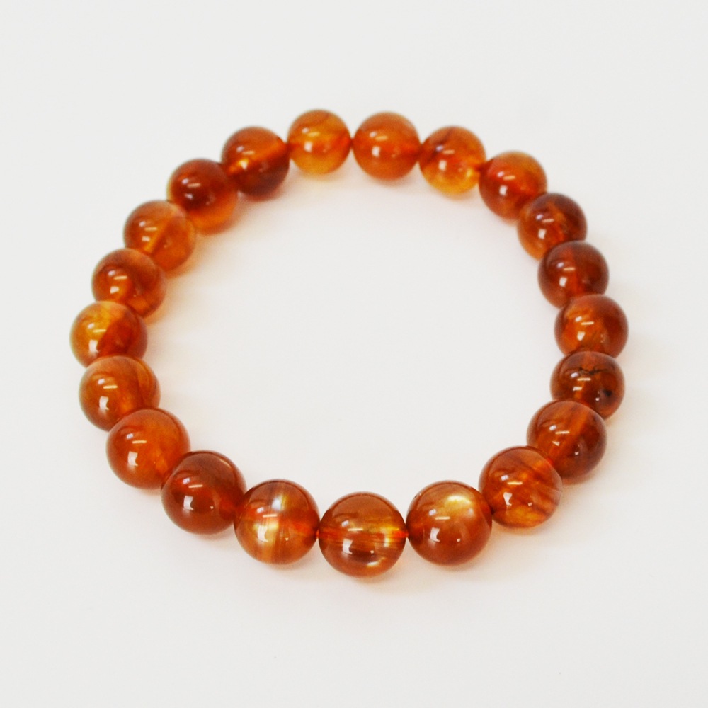 プラジオクレースムーンストーン<br>ブレスレット<br>Φ9.5-13.5mm<br>恋人が欲しい/復縁/良縁<br>石ランク/★★★★★