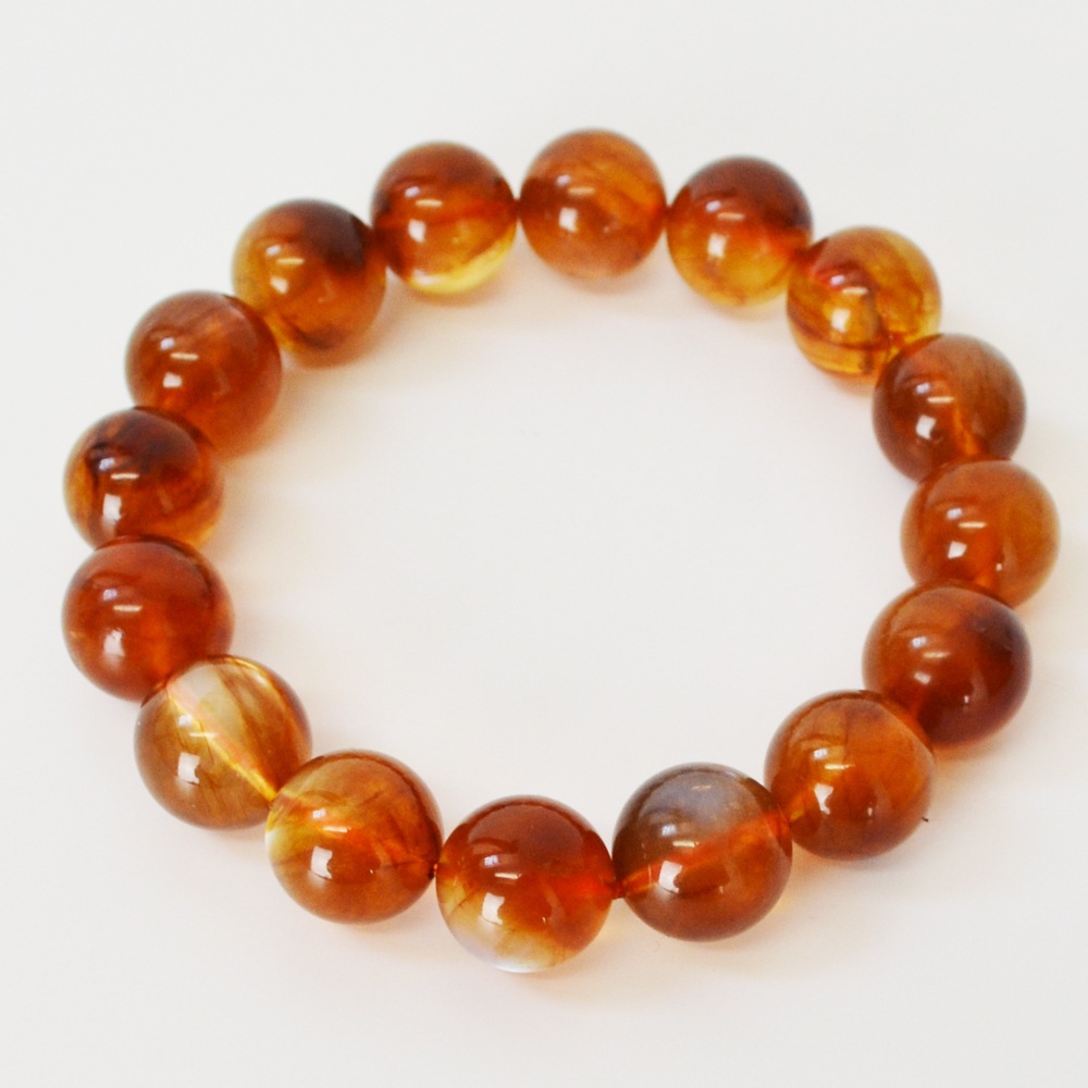 プラジオクレースムーンストーン<br>ブレスレット<br>Φ9.5-13.5mm<br>恋人が欲しい/復縁/良縁<br>石ランク/★★★★★