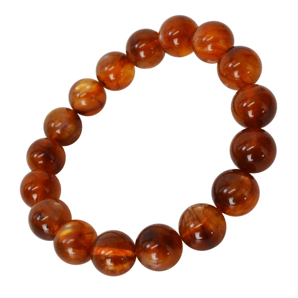 プラジオクレースムーンストーン<br>ブレスレット<br>Φ9.5-13.5mm<br>恋人が欲しい/復縁/良縁<br>石ランク/★★★★★