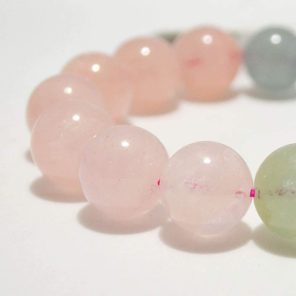 ベリル<br>ブレスレット<br>Φ11-16mm<br>恋愛/結婚/癒し/生命力<br>★★★★★