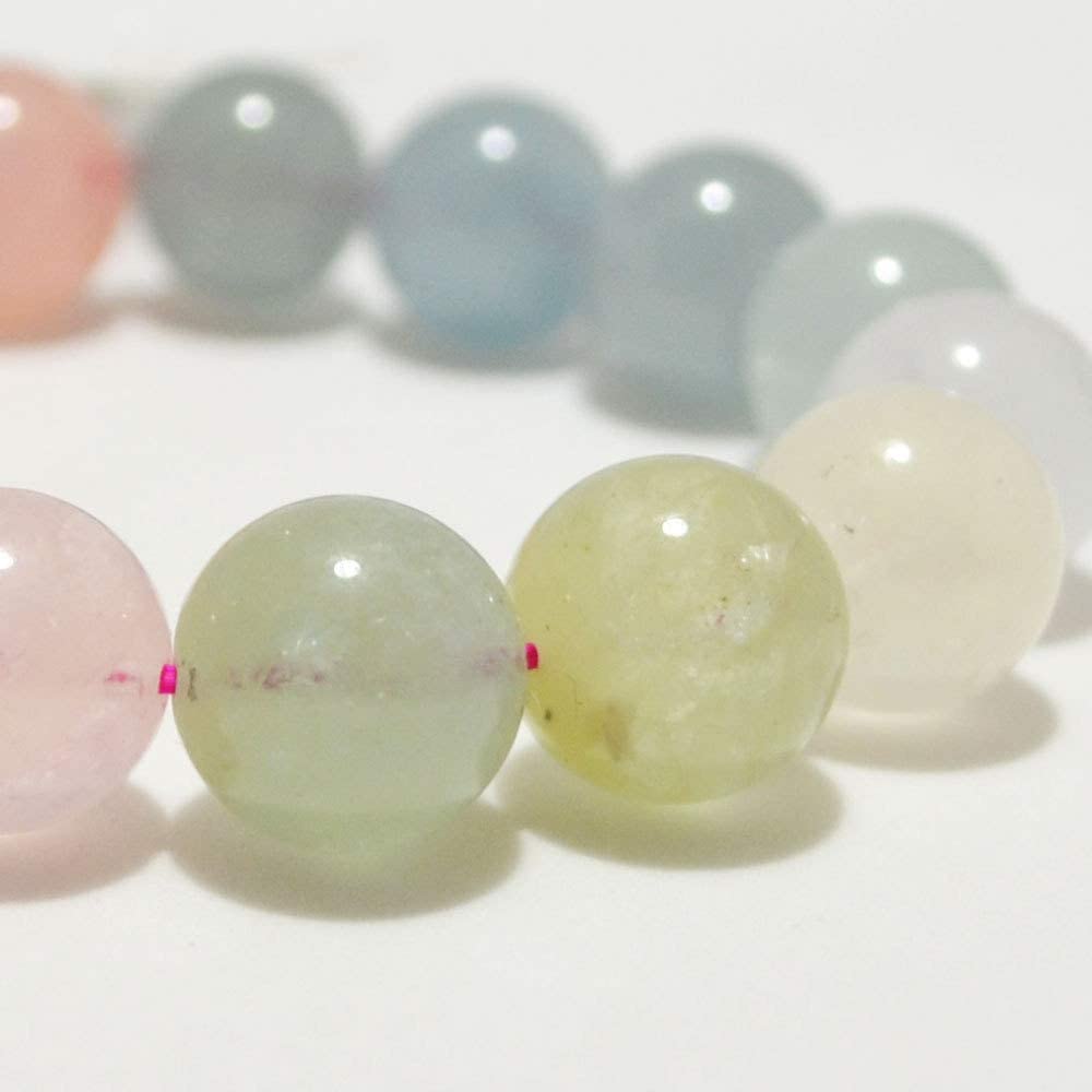 ベリル<br>ブレスレット<br>Φ11-16mm<br>恋愛/結婚/癒し/生命力<br>★★★★★