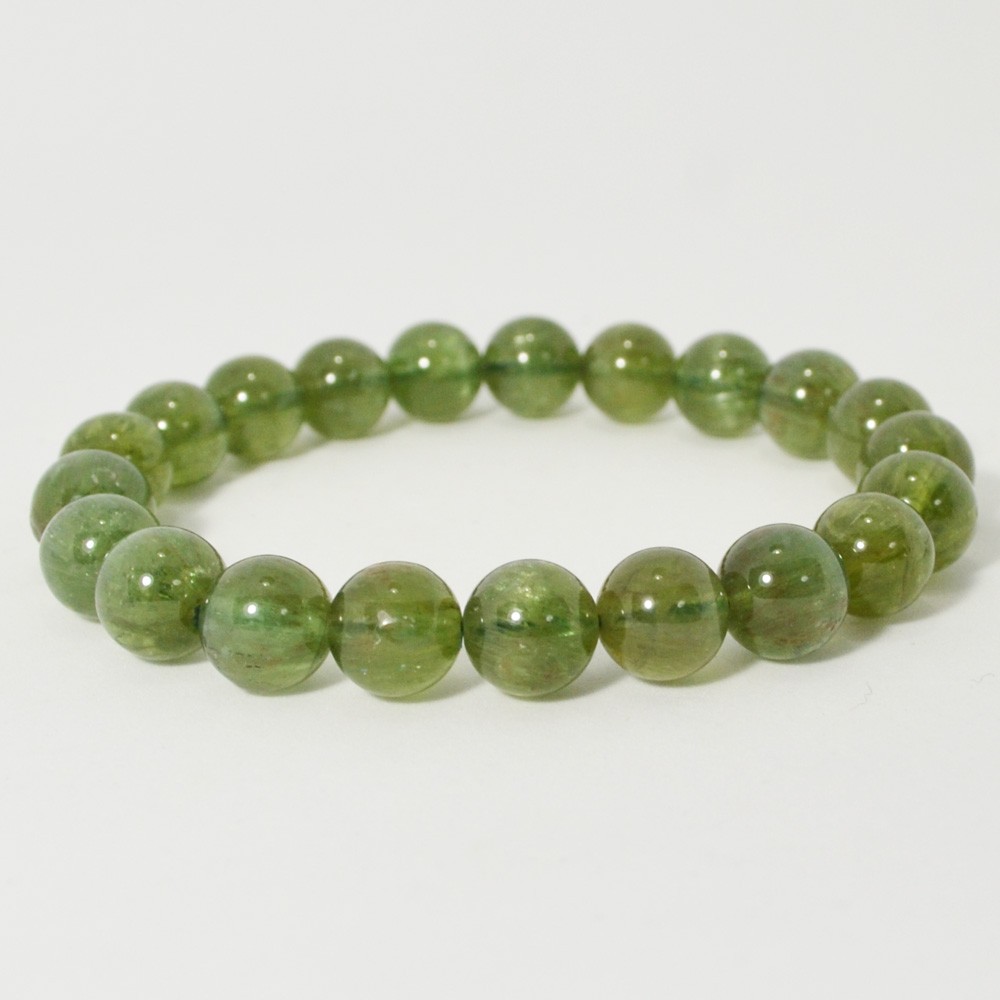 キャッツアイ/グリーンアパタイト<br>ブレスレット<br>Φ9mm<br>直観力/プラス思考/潜在能力<br>石ランク/★★★★★