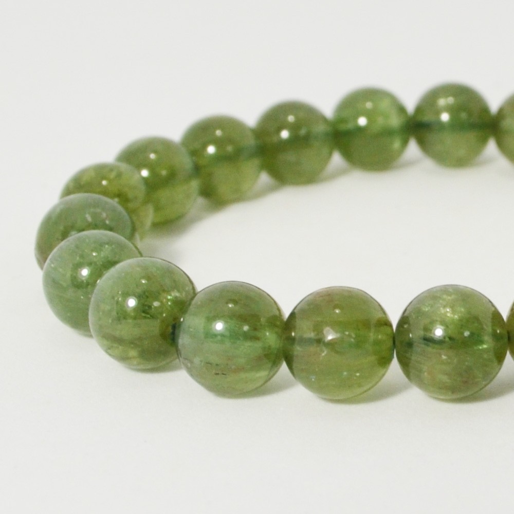 キャッツアイ/グリーンアパタイト<br>ブレスレット<br>Φ9mm<br>直観力/プラス思考/潜在能力<br>石ランク/★★★★★