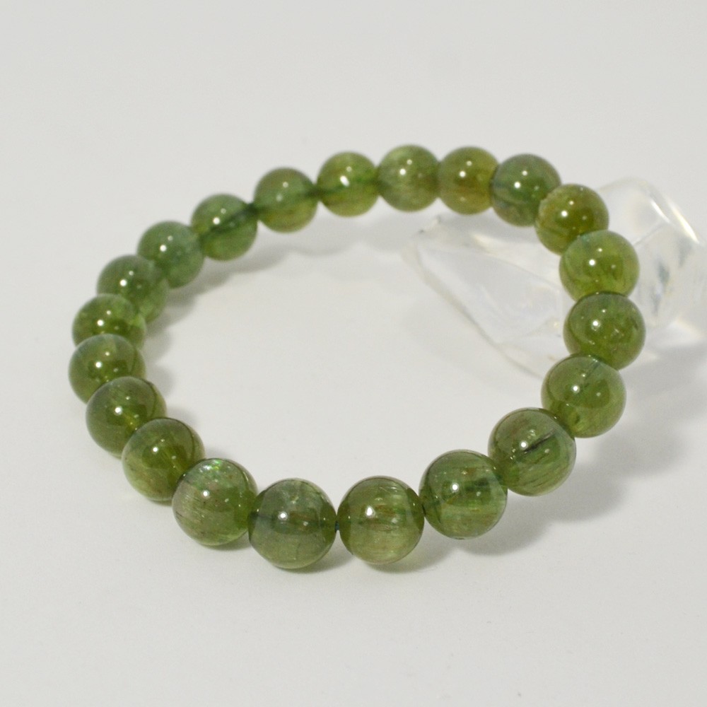 キャッツアイ/グリーンアパタイト<br>ブレスレット<br>Φ9mm<br>直観力/プラス思考/潜在能力<br>石ランク/★★★★★