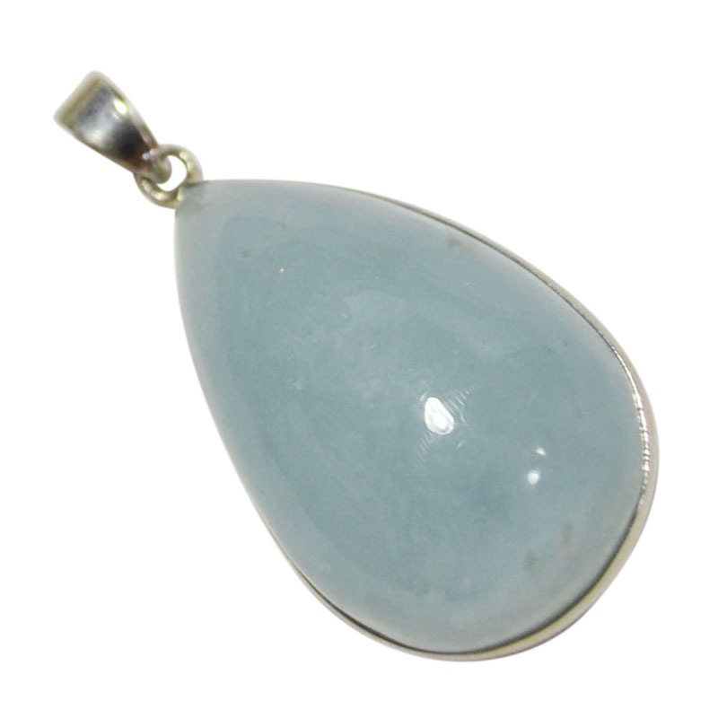 アクアマリン<br>ネックレストップ<br>TYPE:8/一点もの<br>恋愛/結婚/海難事故防止<br>石ランク/★★★★☆