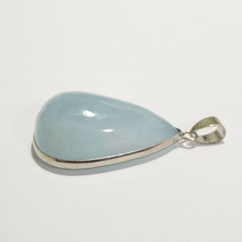 アクアマリン<br>ネックレストップ<br>TYPE:11/一点もの<br>恋愛/結婚/海難事故防止<br>石ランク/★★★★☆