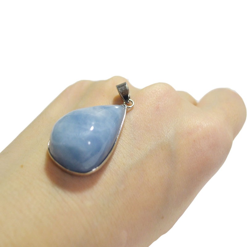 アクアマリン<br>ネックレストップ<br>TYPE：14/一点もの<br>恋愛/結婚/海難事故防止<br>石ランク/★★★★☆