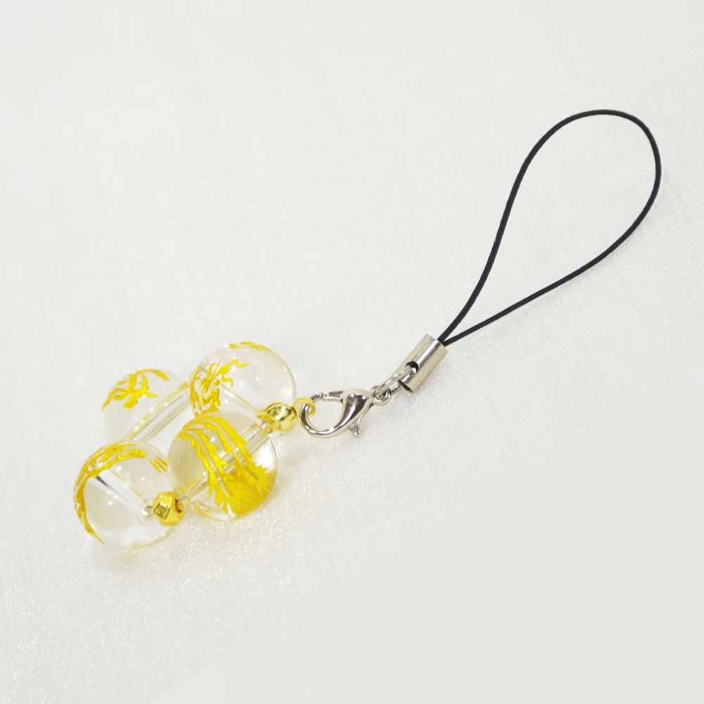水晶/クリスタル<br>四神獣キーホルダー<br>Φ14mm<br>風水/開運/商売繁盛<br>石ランク/★★★☆☆