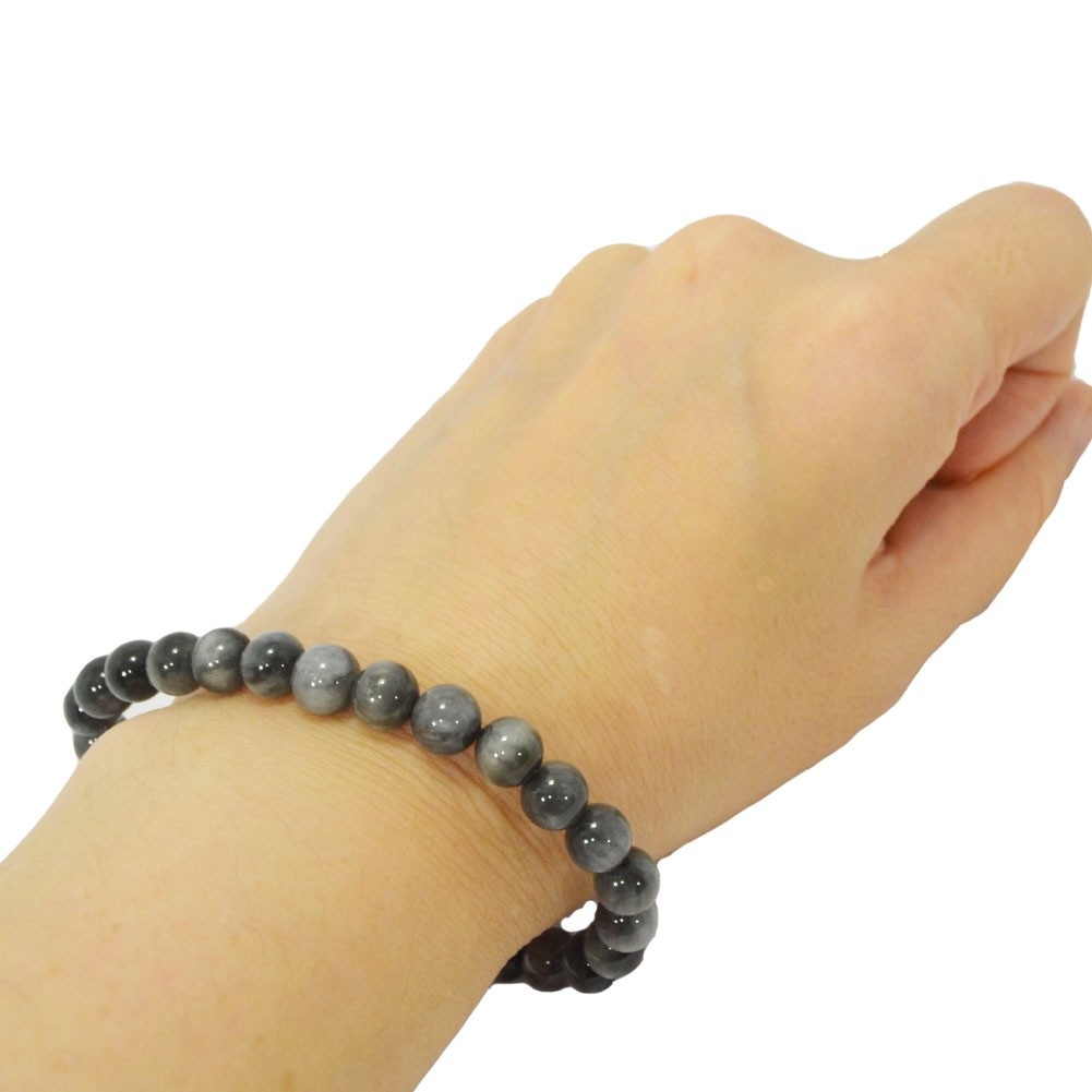 イーグルアイ<br>ブレスレット<br>Φ6mm<br>仕事運/金運/勝負運<br>石ランク/★★★★☆