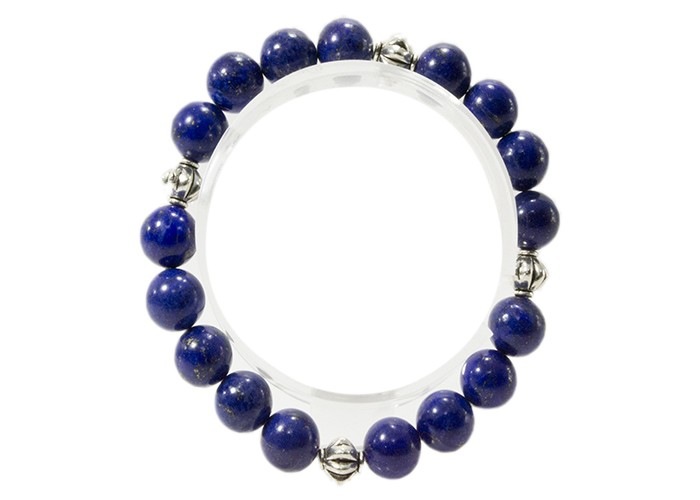 ラピスラズリ<br>ブレスレット<br>Φ10mm<br>幸運/人格的成長の促進/洞察力/決断力<br>石ランク/★★★☆☆