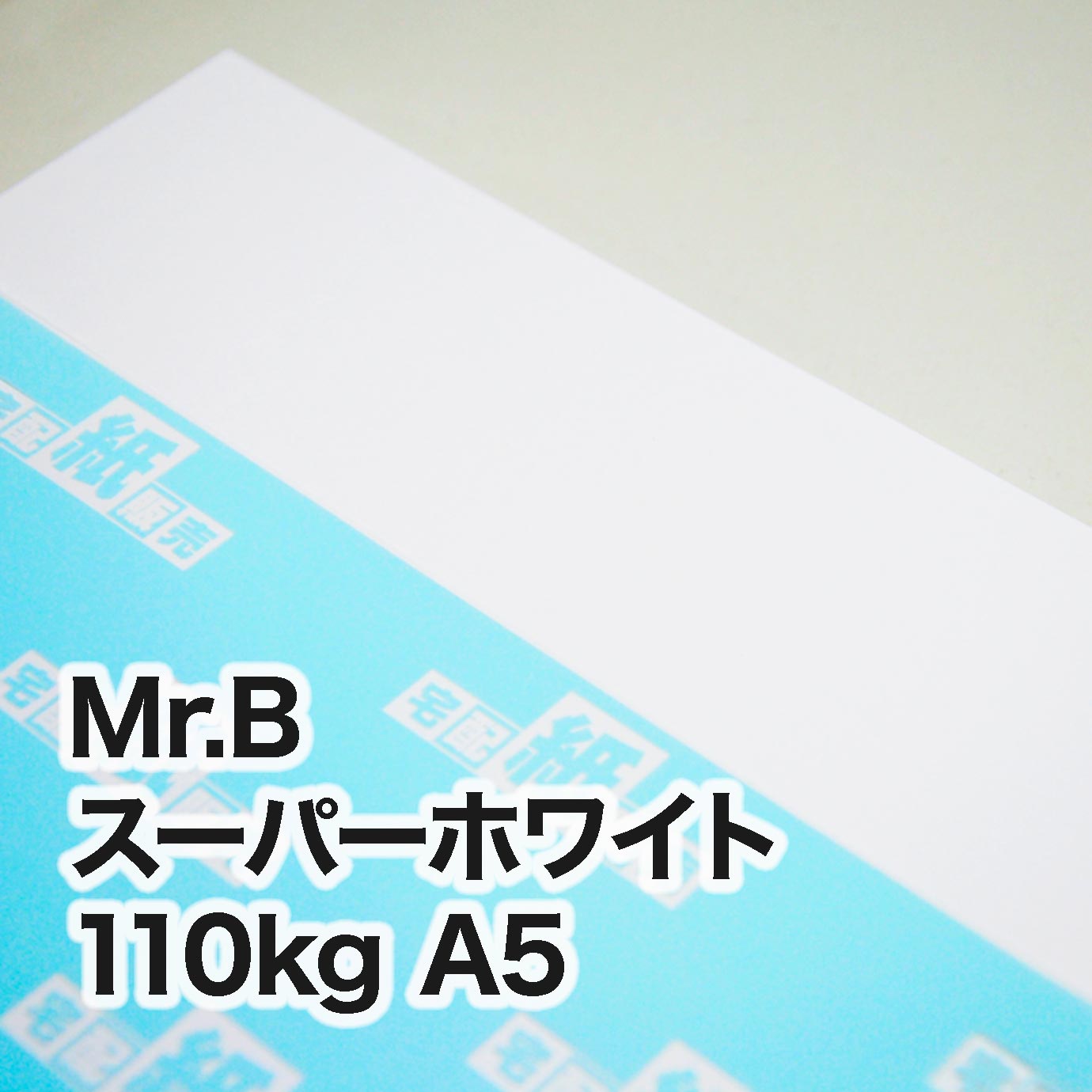 Mr.B スーパーホワイト・110kg　A5（148×210mm）