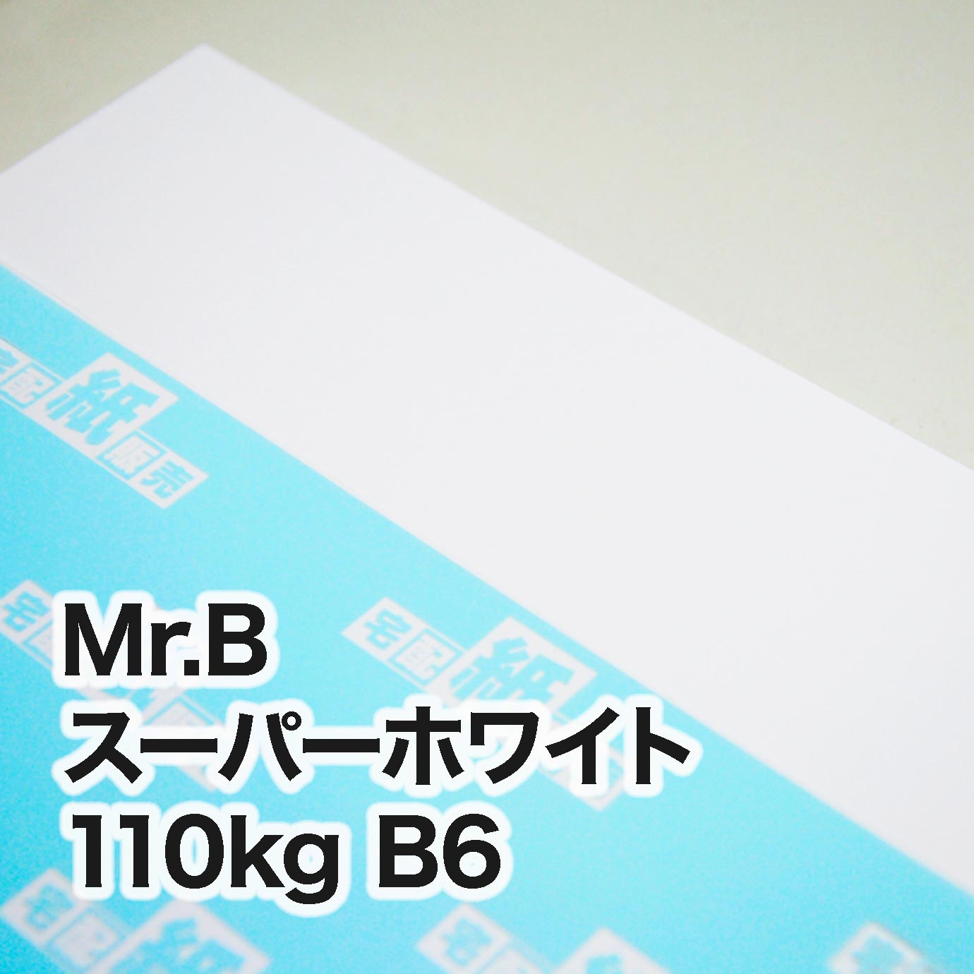 Mr.B スーパーホワイト・110kg　B6（128×182mm）