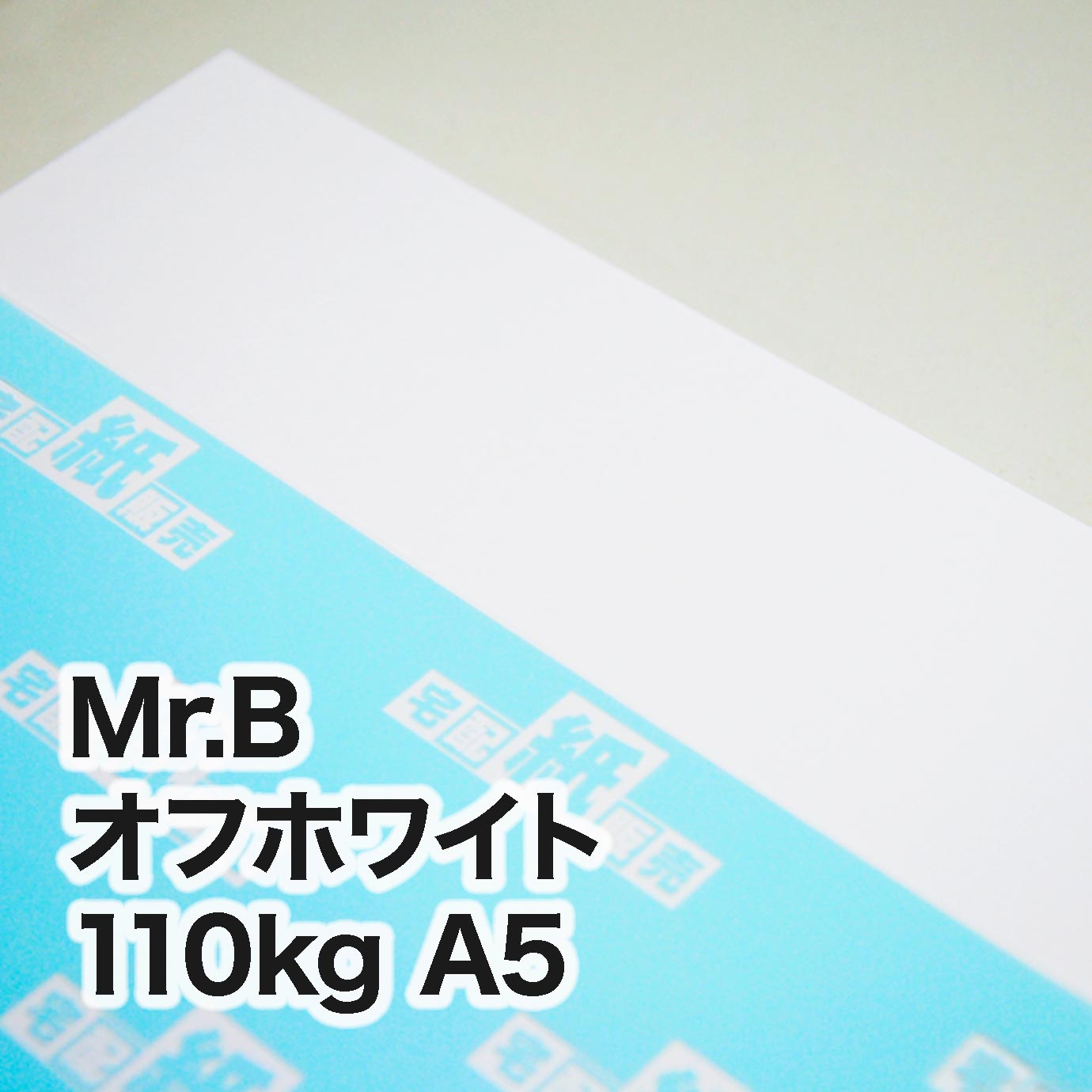 Mr.B オフホワイト・110kg　A5（148×210mm）