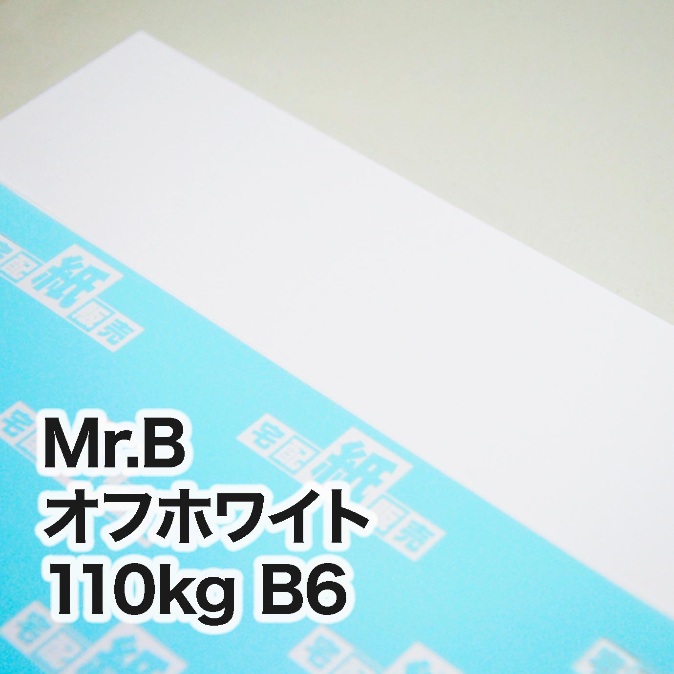 Mr.B オフホワイト・110kg　B6（128×182mm）