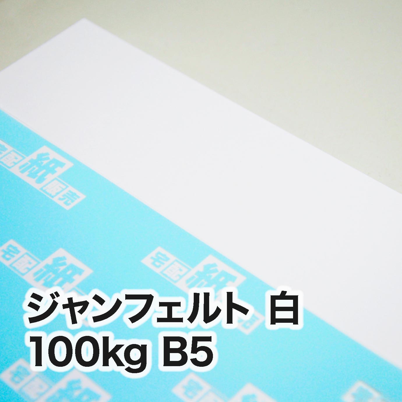 ジャンフェルト 白・100kg　B5（182×257mm）