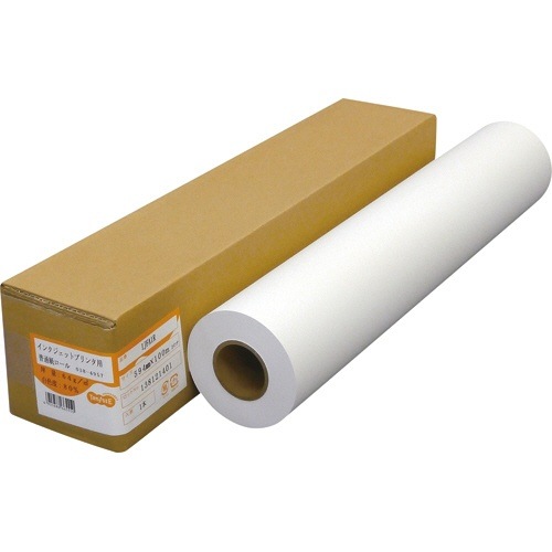 TANOSEE　インクジェットプリンタ用　普通紙ロール　A1ロール　594mm×100m　1本