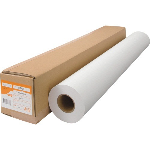 TANOSEE　インクジェットプリンタ用　普通紙ロール　A0ロール　841mm×100m　1本