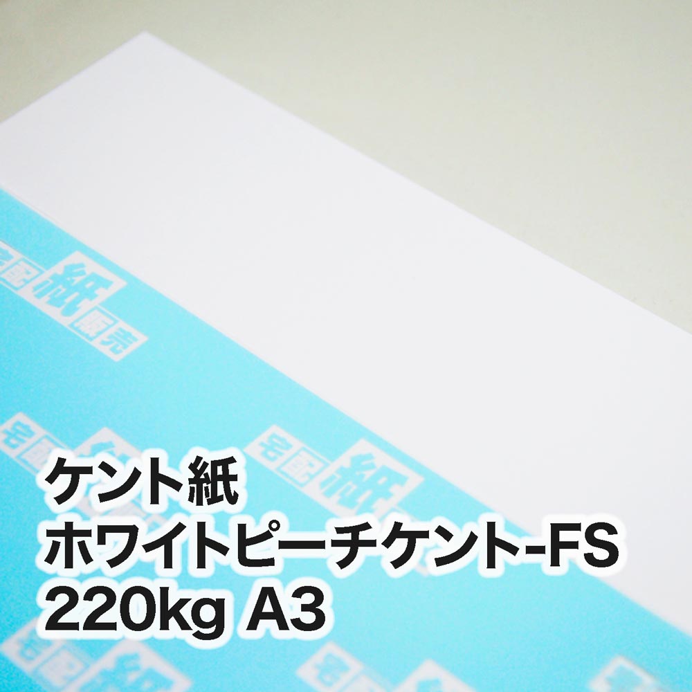 ホワイトピーチケント-FS・220kg　A3（297×420mm）