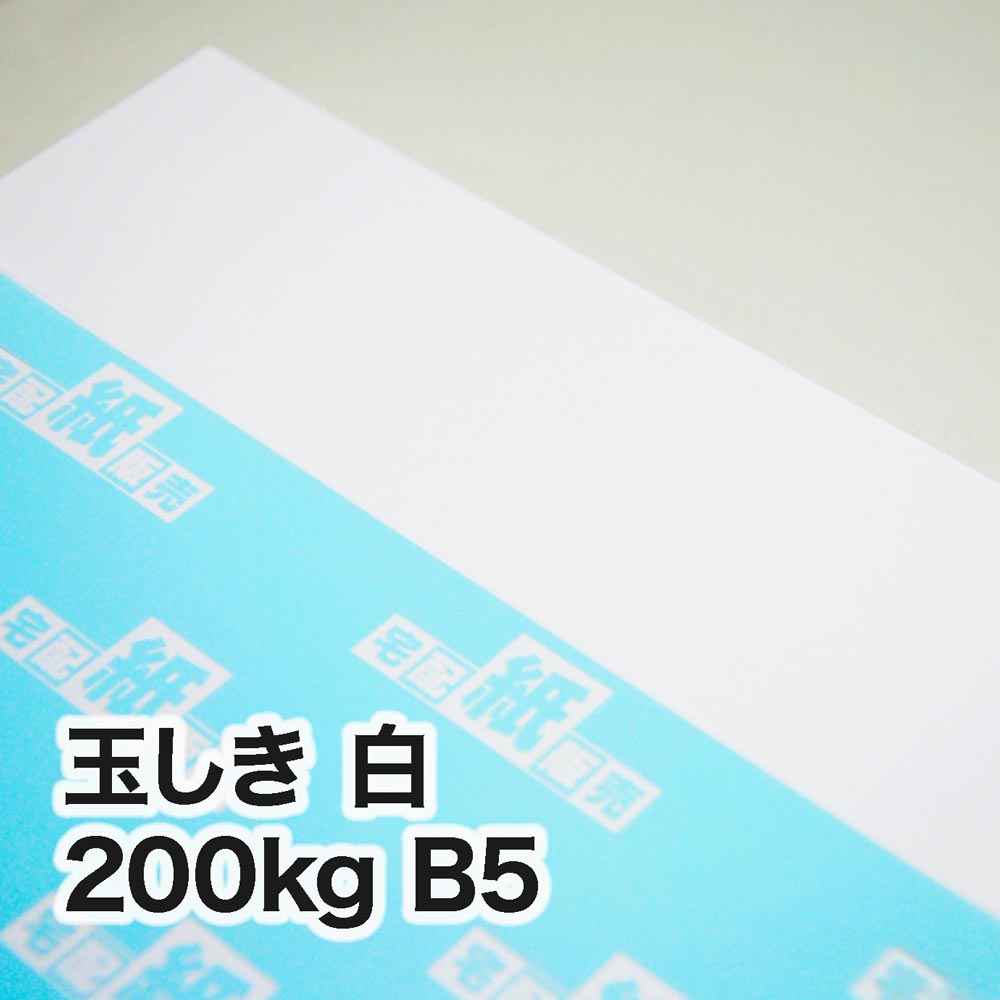 玉しき 白・200kg　B5（182×257mm）