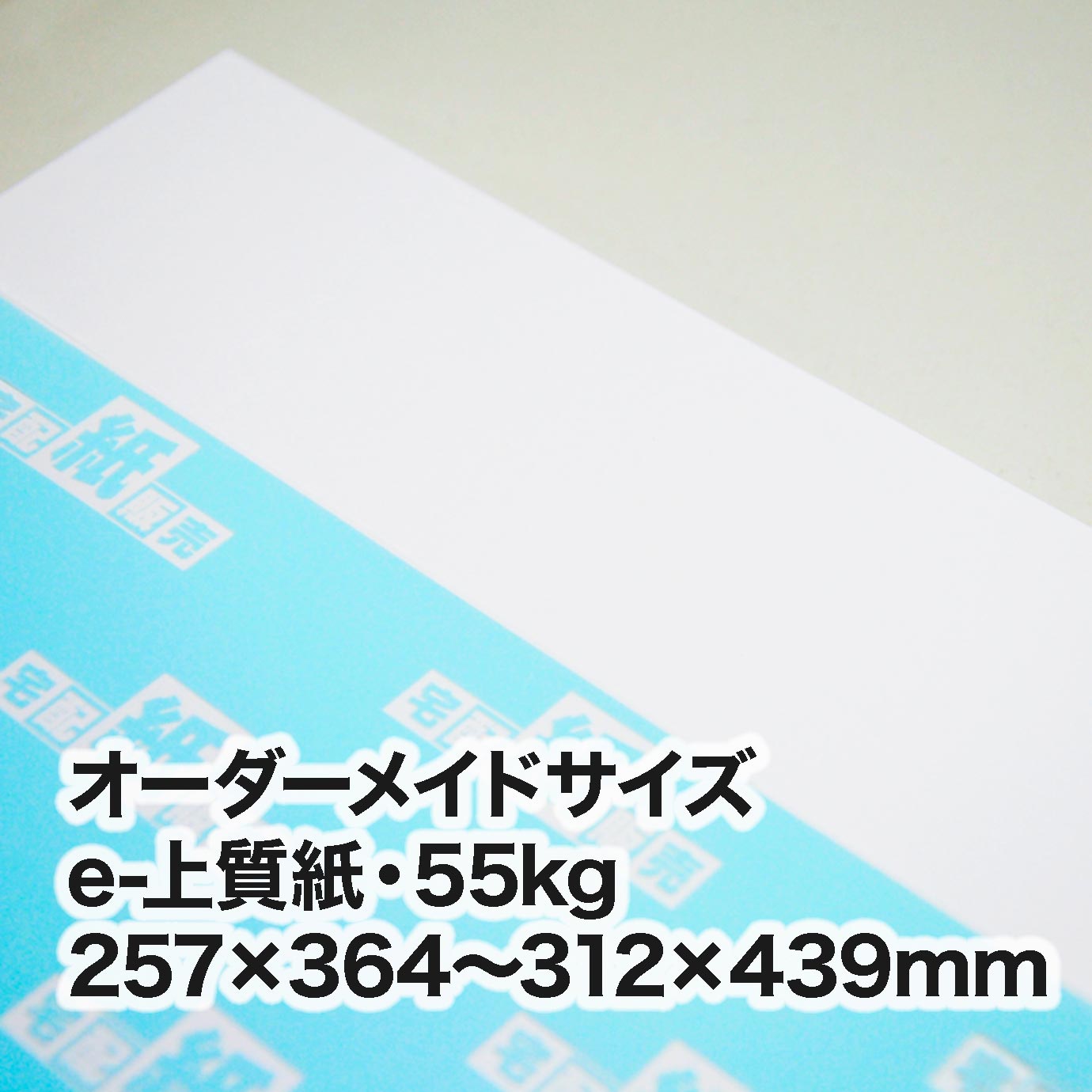 e-上質紙・55kg（オーダーメイドサイズ） ～[312×439mm]範囲内 | オーダーメイドサイズ商品一覧,e-上質紙,55kg | 宅配紙販売