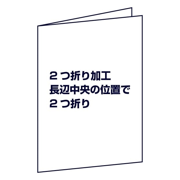 調査報告書の表紙（名入れ・デザインA）　レザック66・175kg　A3ワイド（302×430mm）　2つ折り仕上がり