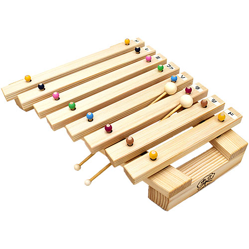 工房直送】銘木の知育玩具「ゆらフォン」（木琴）智頭杉【ラッピング