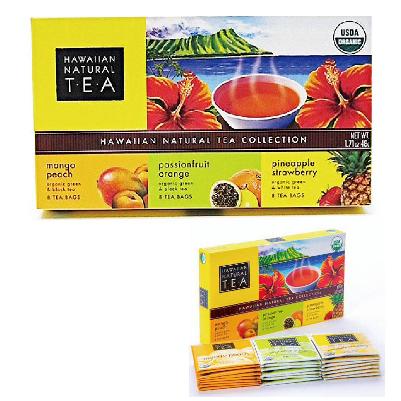 ★ハワイアンナチュラルティーコレクション　 ギフトセット（2ｇ　3種類×8パック）