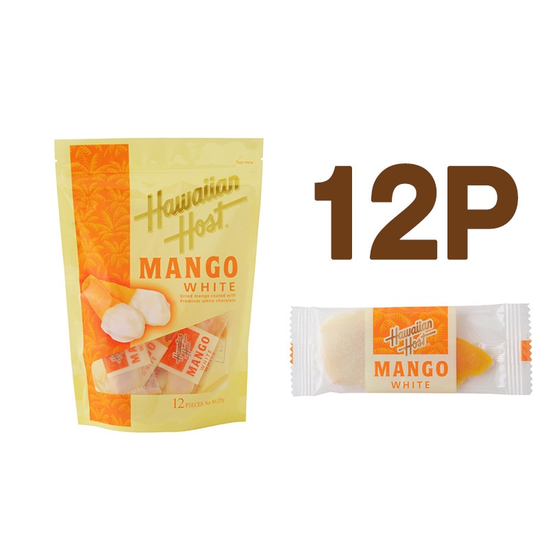 ★ハワイアンホースト ドライマンゴーホワイトチョコ１２ＰＣ
