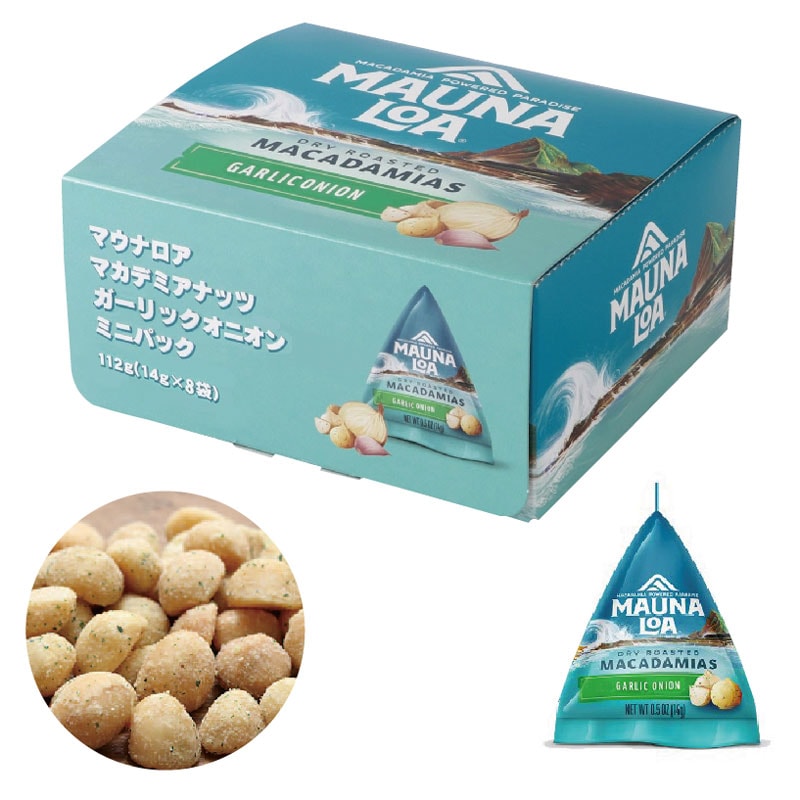 ★マウナロア マウイオニオンガーリック マカデミアナッツ8袋入