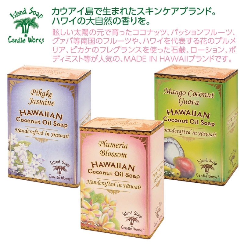 ★Island Soap & Candle worksココナッツソープ3個セット
